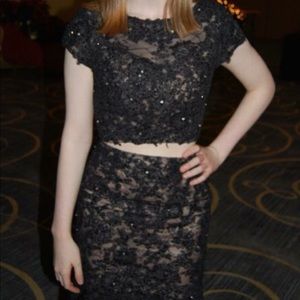 Two piece formal dress size 2